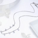 Damhalsband med kristaller 4