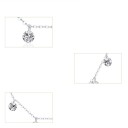 Damhalsband med kristaller 6