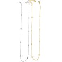 Damhalsband med kristaller M100 3