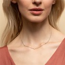 Damhalsband med kristaller M18 5