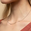 Damhalsband med kristaller M18 6