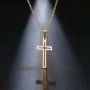 Damhalsband med kors D109 5