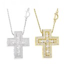 Damhalsband med kors M115 7