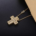 Damhalsband med kors M115 8