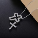 Damhalsband med kors M115 9
