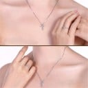 Damhalsband med kors M50 2