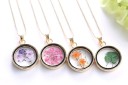 Damhalsband med blomma C1005 11