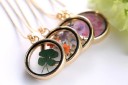 Damhalsband med blomma C1005 13