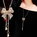 Damhalsband med rosett D270 4