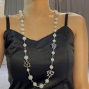 Pärlhalsband för kvinnor D276 5