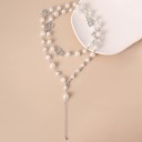 Pärlhalsband för kvinnor D276 7