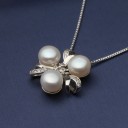 Pärlhalsband för kvinnor D536 8