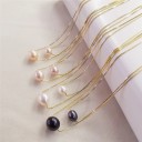 Pärlhalsband för kvinnor D433 5