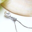 Pärlhalsband för kvinnor D588 6