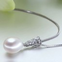 Pärlhalsband för kvinnor D588 7