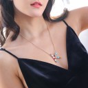 Damhalsband med bokstaven D124 28