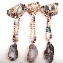 Damhalsband med sten 4