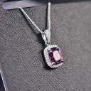 Damhalsband med sten D415 7