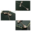 Damhalsband med strass 4