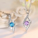 Damhalsband med hänge D403 9