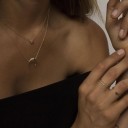 Halsband med halvmåne för kvinnor 4