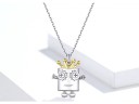 Kvinnors halsband med en robot 5