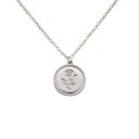 Damhalsband med ros G712 4