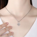 Damhalsband med fyrklöver D422 4