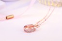 Damhalsband med kopplat hänge D840 3