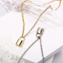 Damhalsband med lås D54 5
