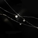 Damhalsband med zirkon 5