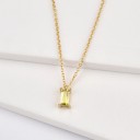 Damhalsband med zirkon G635 9