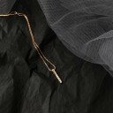 Damhalsband med zirkoner D45 4