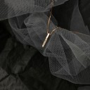 Damhalsband med zirkoner D45 5