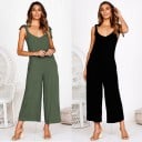 Jumpsuit för kvinnor med remmar A1990 10