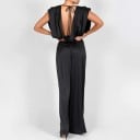 Jumpsuit för kvinnor med djup urringning A2547 4