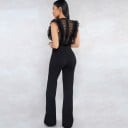 Jumpsuit för kvinnor med spets och volanger 3