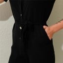 Kortärmad jumpsuit för kvinnor 5