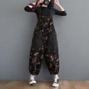 Jumpsuit för kvinnor med blommor A2546 3