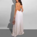 Jumpsuit för kvinnor med exponerad rygg B822 10