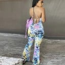 Jumpsuit för kvinnor med exponerad rygg B856 3