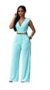 Jumpsuit för kvinnor med bälte -J551 11