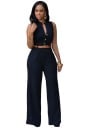 Jumpsuit för kvinnor med bälte -J551 15