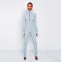 Jumpsuit för kvinnor med turtleneck och dragkedja 11