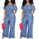 Jumpsuit för kvinnor med volanger A2001 4
