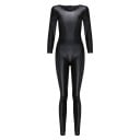 Jumpsuit i konstläder för kvinnor 5