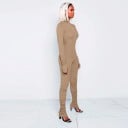 Stickad jumpsuit för damer A2890 4