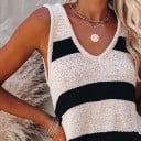 Top y shorts de punto para mujer 4