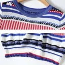 Top y falda de punto para mujer B1276 4