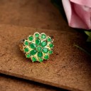 Damring med blomma D1494 4